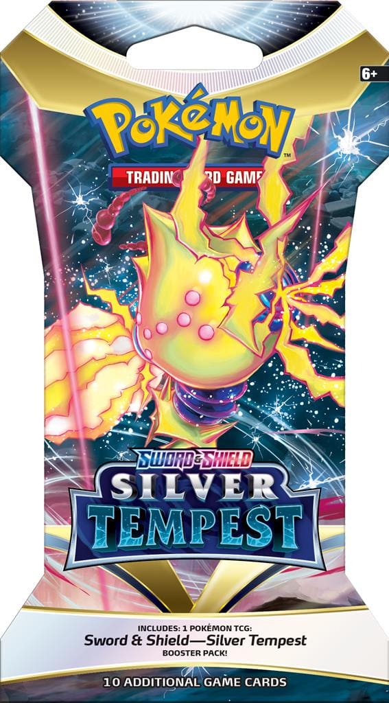 POKEMON TCG SWORD & SHIELD SILVER TEMPEST SLEEVED BOOSTER