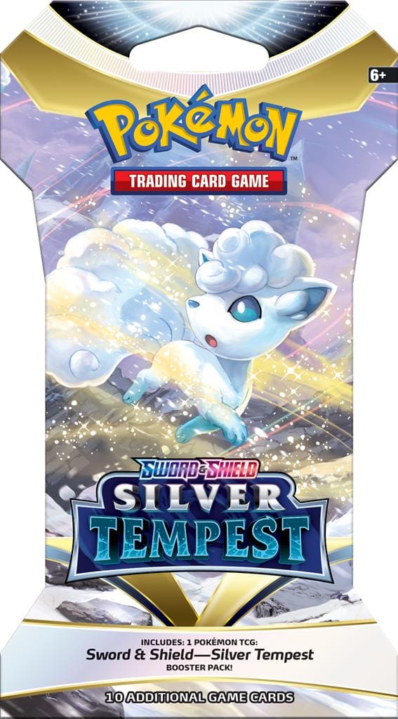 POKEMON TCG SWORD & SHIELD SILVER TEMPEST SLEEVED BOOSTER2