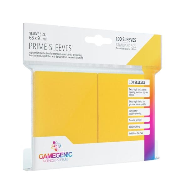 SLEEVES Pack Prime Yellow (100)