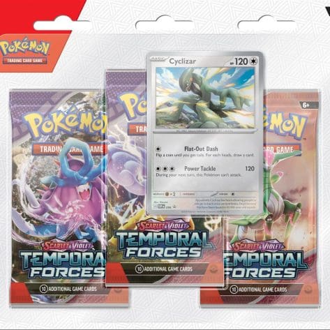 Pokemon Temporal Forces 3 Booster Blister Cyclizar