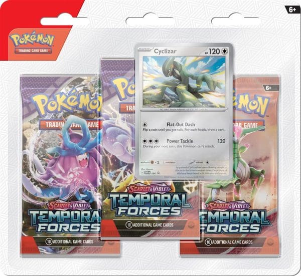 Pokemon Temporal Forces 3 Booster Blister Cyclizar
