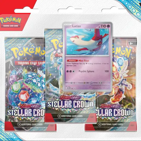 Stellar Crown, SV07, Pokémon Trading CardGame, Booster Blister Latias