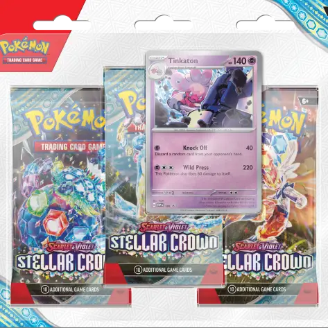 Stellar Crown, SV07, Pokémon Trading CardGame, Booster Blister Tinkaton