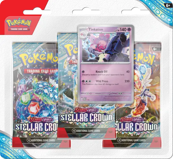 Stellar Crown, SV07, Pokémon Trading CardGame, Booster Blister Tinkaton