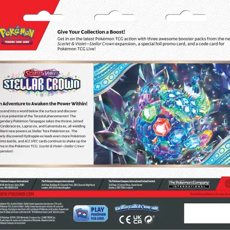 Stellar Crown, SV07, Pokémon Trading CardGame, Booster Blister Latias