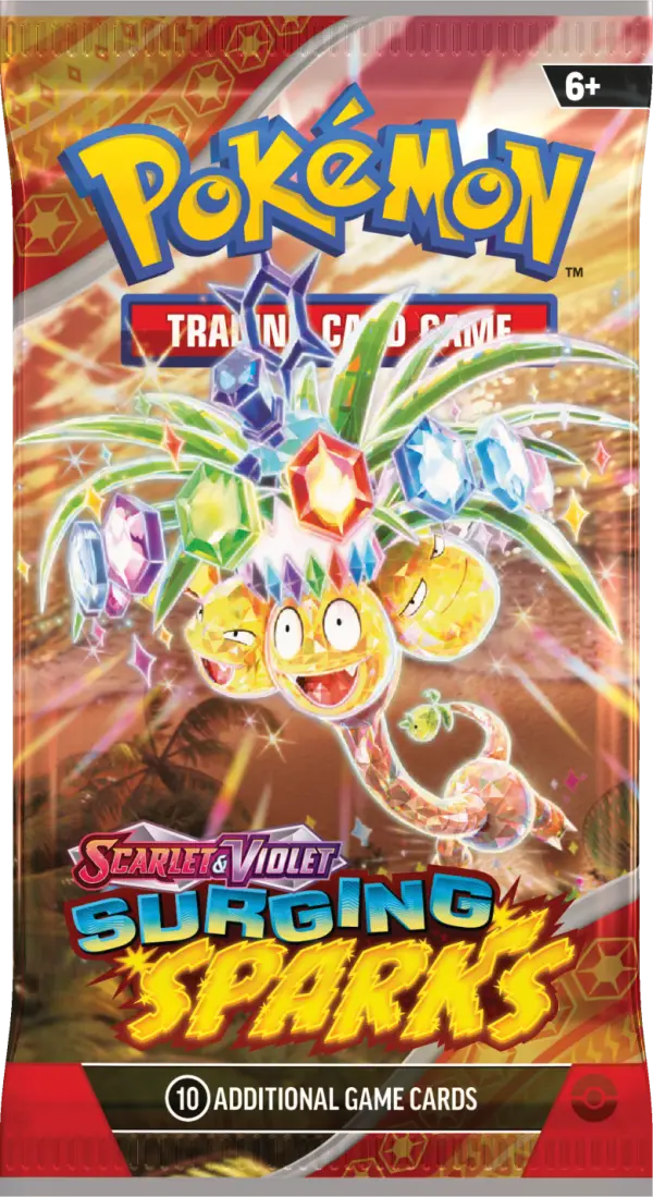 Pokémon Surging Spark Boosterpack, SV08, Pokemon TCG