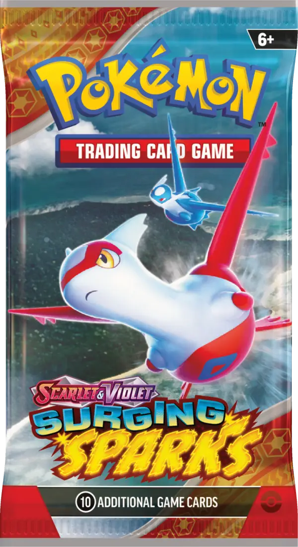 Pokémon Surging Spark Boosterpack, SV08, Pokemon TCG