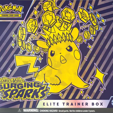 Pokémon Surging Spark Elite Trainer Box, SV08, Pokemon TCG