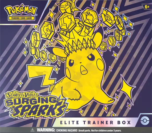 Pokémon Surging Spark Elite Trainer Box, SV08, Pokemon TCG