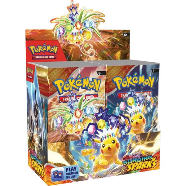 Pokémon Surging Spark Boosterbox, SV08, Pokemon TCG