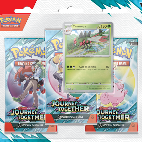 Pokémon Journey Together, SV09, 3 Pack Blister Yanmega