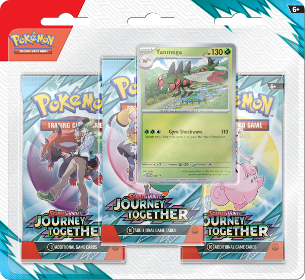 Pokémon Journey Together, SV09, 3 Pack Blister Yanmega