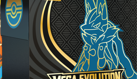 Mega Evolution Elite Trainerbox Lucario, Elite Trainerbox, Lucario, Pokémon Trading Card Game, Mega Evolution