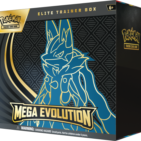 Mega Evolution Elite Trainerbox Lucario, Elite Trainerbox, Lucario, Pokémon Trading Card Game, Mega Evolution