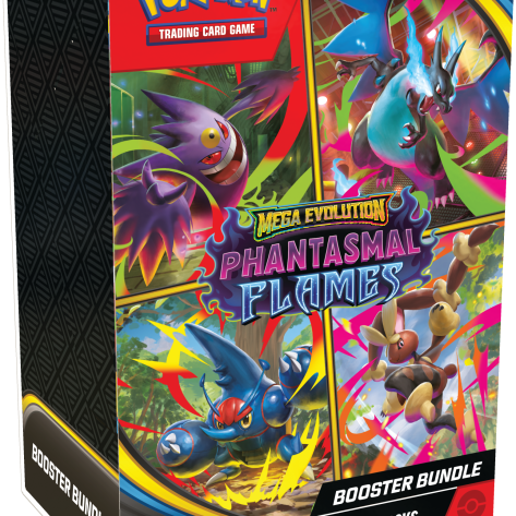 Pokemon Phantasmal Flames Boosterbox, Boosterbox, Pokémon Trading Card Game, Mega Evolution, Phantasmal Flames Boosterpack, Phantasmal Flames Elite Trainerbox, Phantasmal Flames Sleeved Booster, Phantasmal Flames Booster Bundle