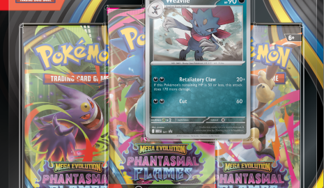 Pokemon Phantasmal Flames Boosterbox, Boosterbox, Pokémon Trading Card Game, Mega Evolution, Phantasmal Flames Boosterpack, Phantasmal Flames Elite Trainerbox, Phantasmal Flames Sleeved Booster, Phantasmal Flames Booster Bundle, Phantasmal Flames 3 Pack Blister Weavile, Phantasmal Flames 3 Pack Blister Sneasel