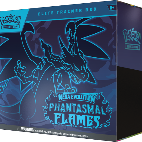 Pokemon Phantasmal Flames Elite Trainerbox, Boosterbox, Pokémon Trading Card Game, Mega Evolution