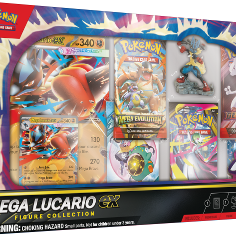 Mega Evolution Boosterbox, Boosterbox, Pokémon Trading Card Game, Mega Evolution, Mega Lucario Figure Collection