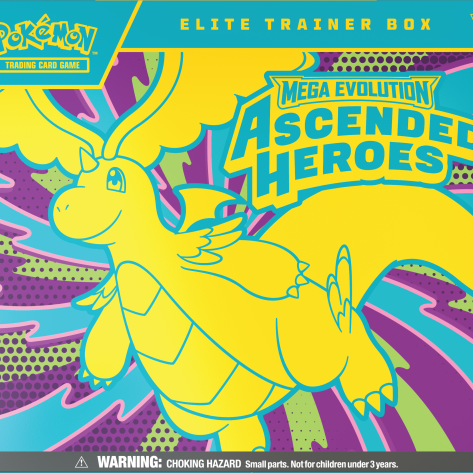 Pokemon Ascended Heroes Elite Trainerbox, Pokémon Trading Card Game, Mega Evolution