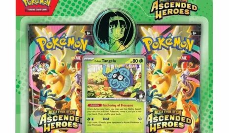 Ascended Heroes Tech Sticker Collection Charmander, Premium Poster Collection Mega Lucario, Booster Bundle, Elite Trainerbox, Pokémon Trading Card Game, Mega Evolution, Ascended Heroes – 2-Pack Blister: Larry’s Komala, Ascended Heroes – 2-Pack Blister: Erika's Tangela