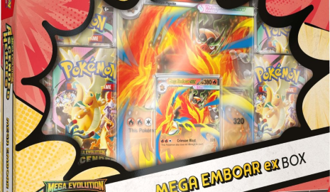 Ascended Heroes Mega Meganium ex, Mega Meganium, Mega Emboar, Mega Feraligatr, Ascended Heroes Mega Emboar