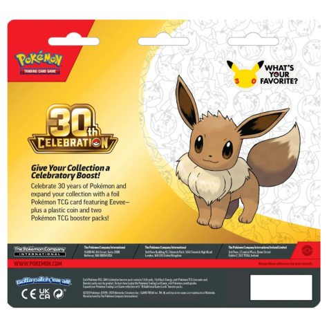 30th Celebration 2-Pack Blister Eevee